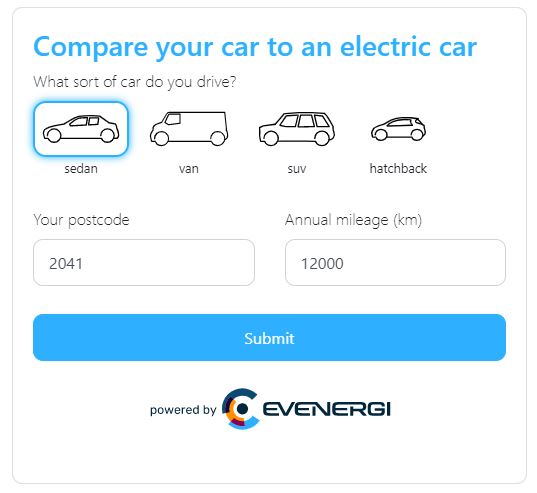 compare your car to an ev